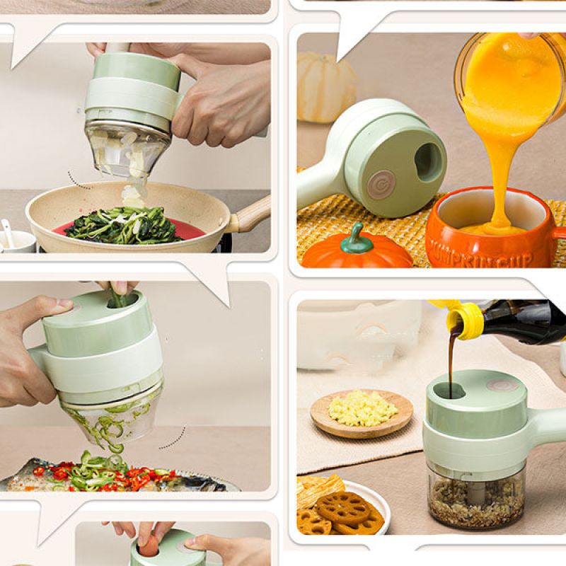 4 in1 Multifunctional Electric Vegetable Chopper⚡