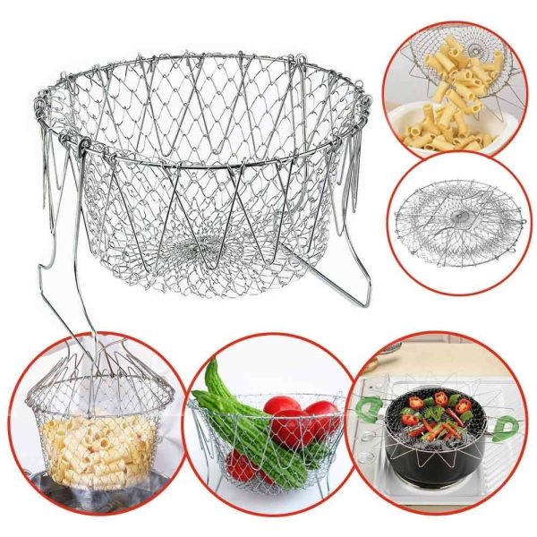 Foldable Cooking Chef Basket⚡